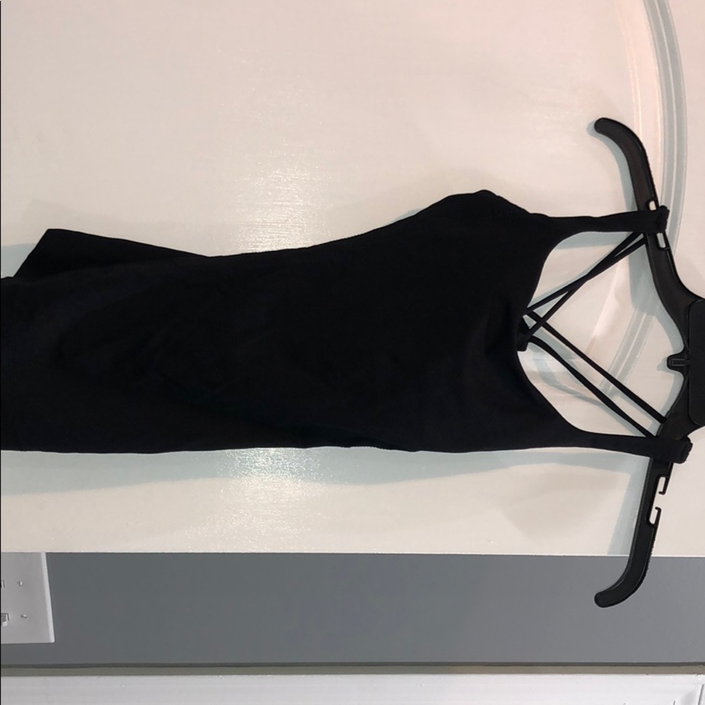 Lululemon Tank with Removable Pads, black, size 2